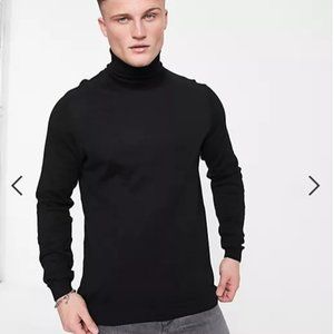 ASOS |  Knitted Cotton Roll Neck Sweater Size 2XS NWT